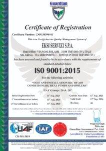 EKSI SERVIZI ISO 9001