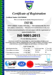 ENEI' SRL ISO 9001